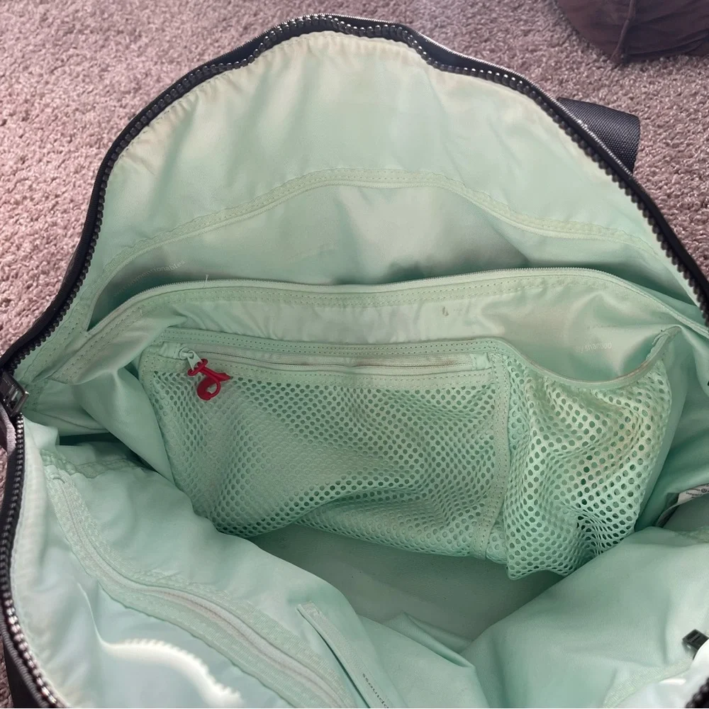 EUC Lululemon Free To Be Bag in Miss Mosaic Black / Black - Picture 6 of 15